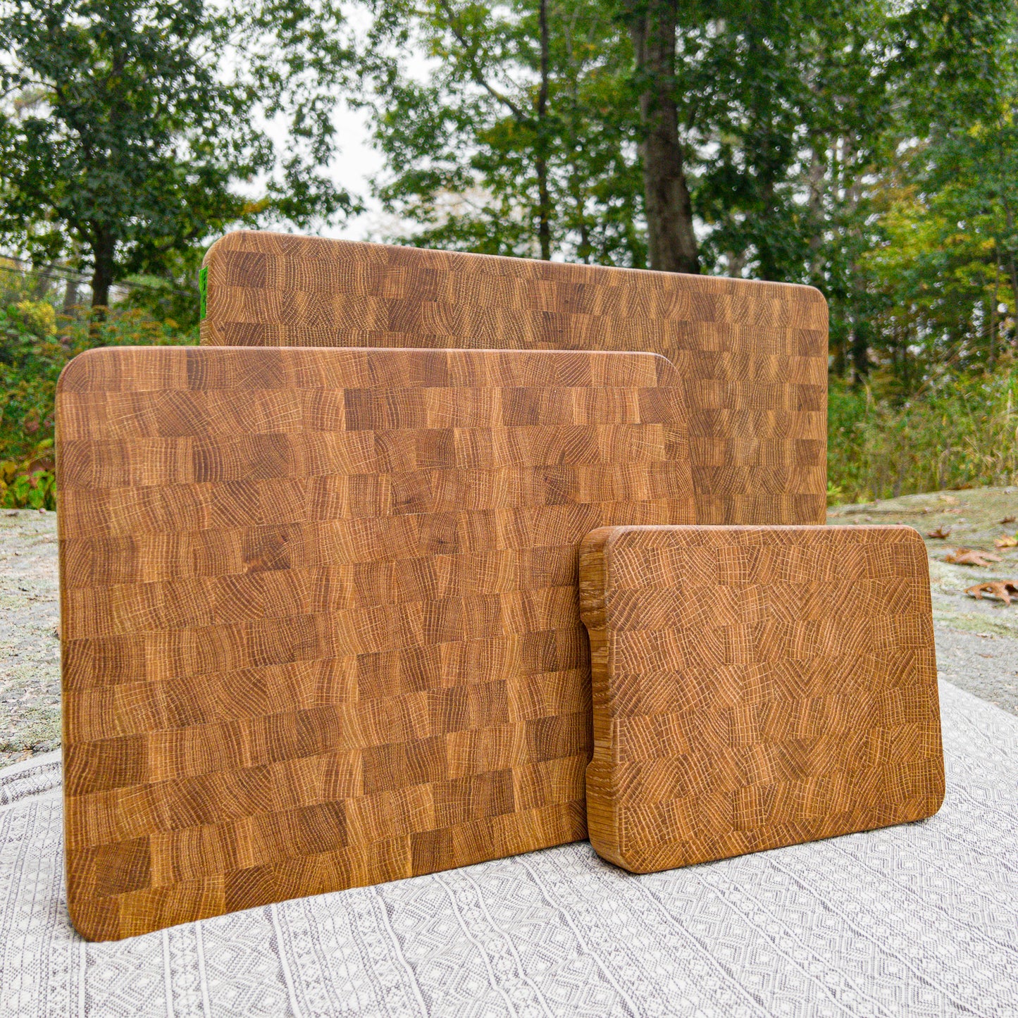 The Backbone: Handcrafted White Oak End Grain Cutting Board