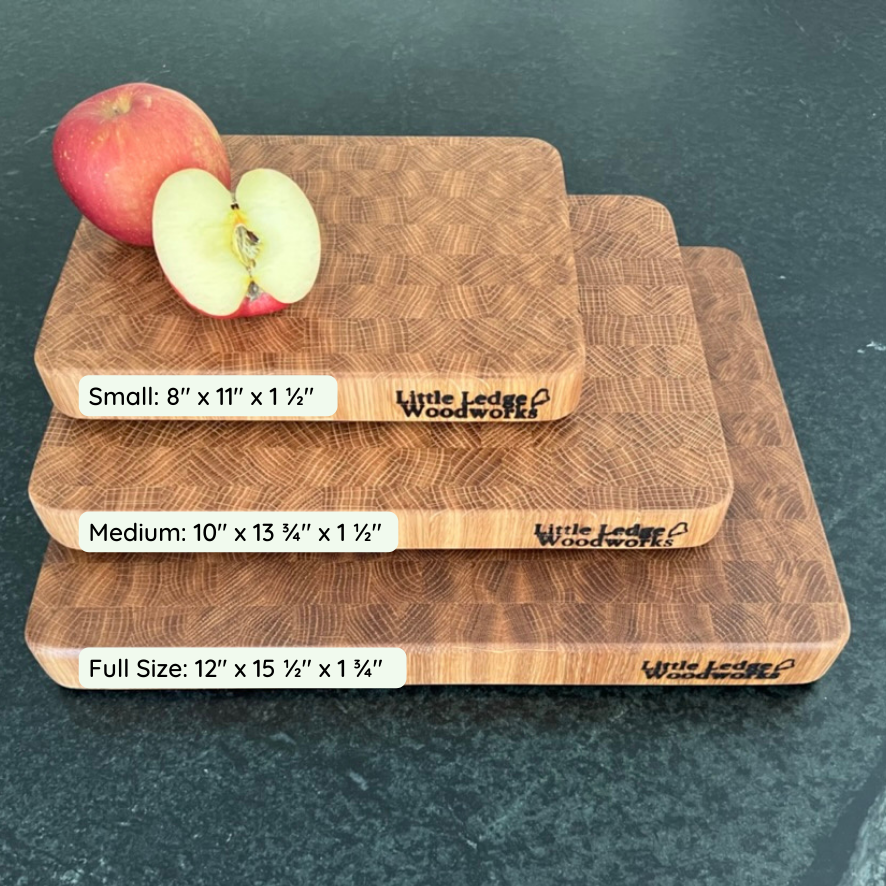 The Backbone: Handcrafted White Oak End Grain Cutting Board