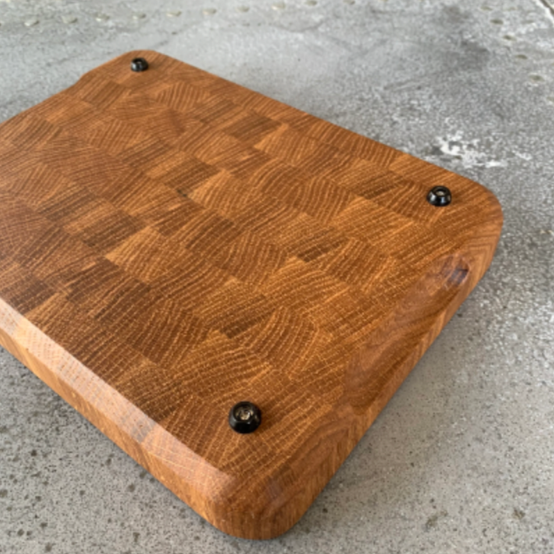 The Backbone: Handcrafted White Oak End Grain Cutting Board