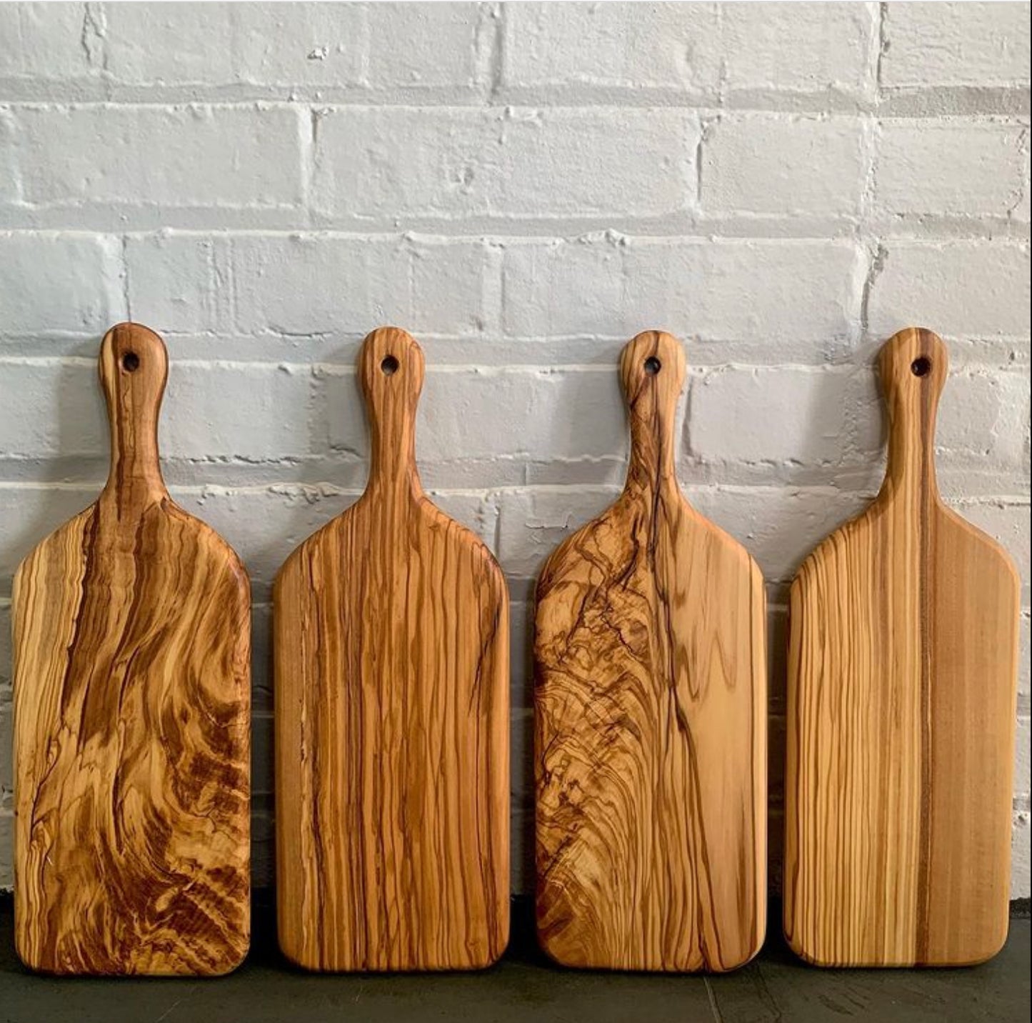 Olive Wood Handled Cutting or Charcuterie Board
